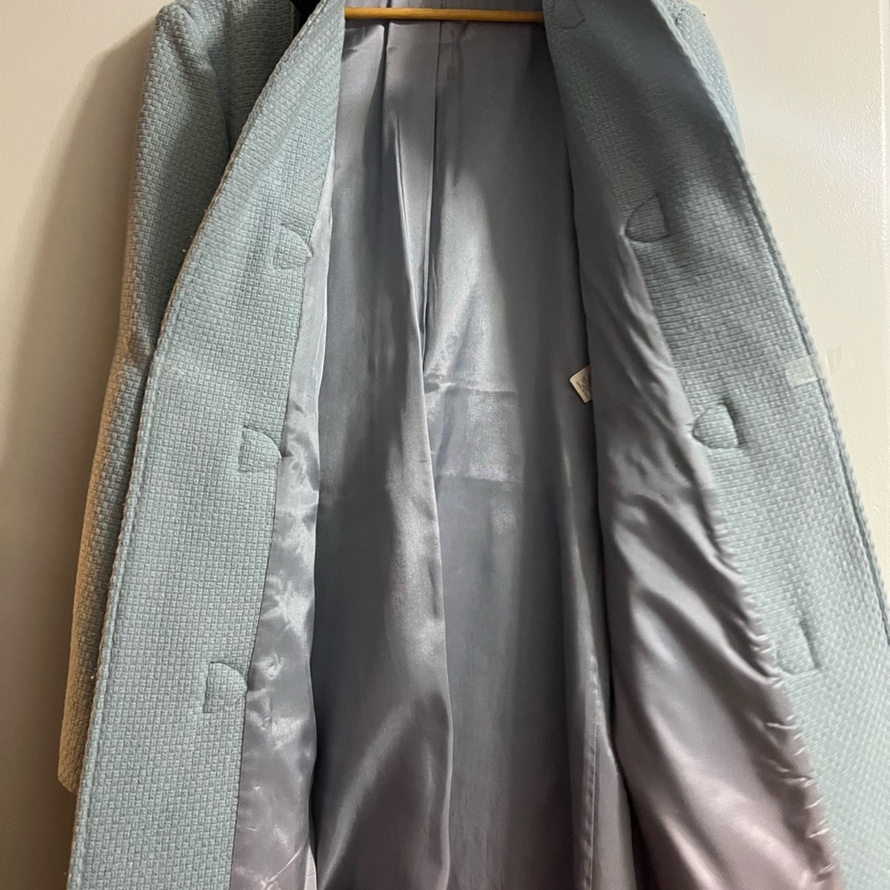 Jonathan Michael Light Blue Toggle Coat - image 6